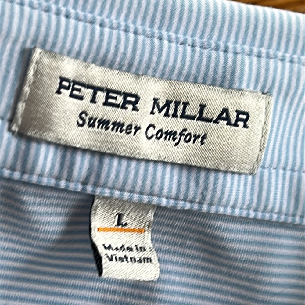 Peter Millar Summer Comfort polo golf shirt. RSM Classic logo. Size Large. - Picture 2 of 11